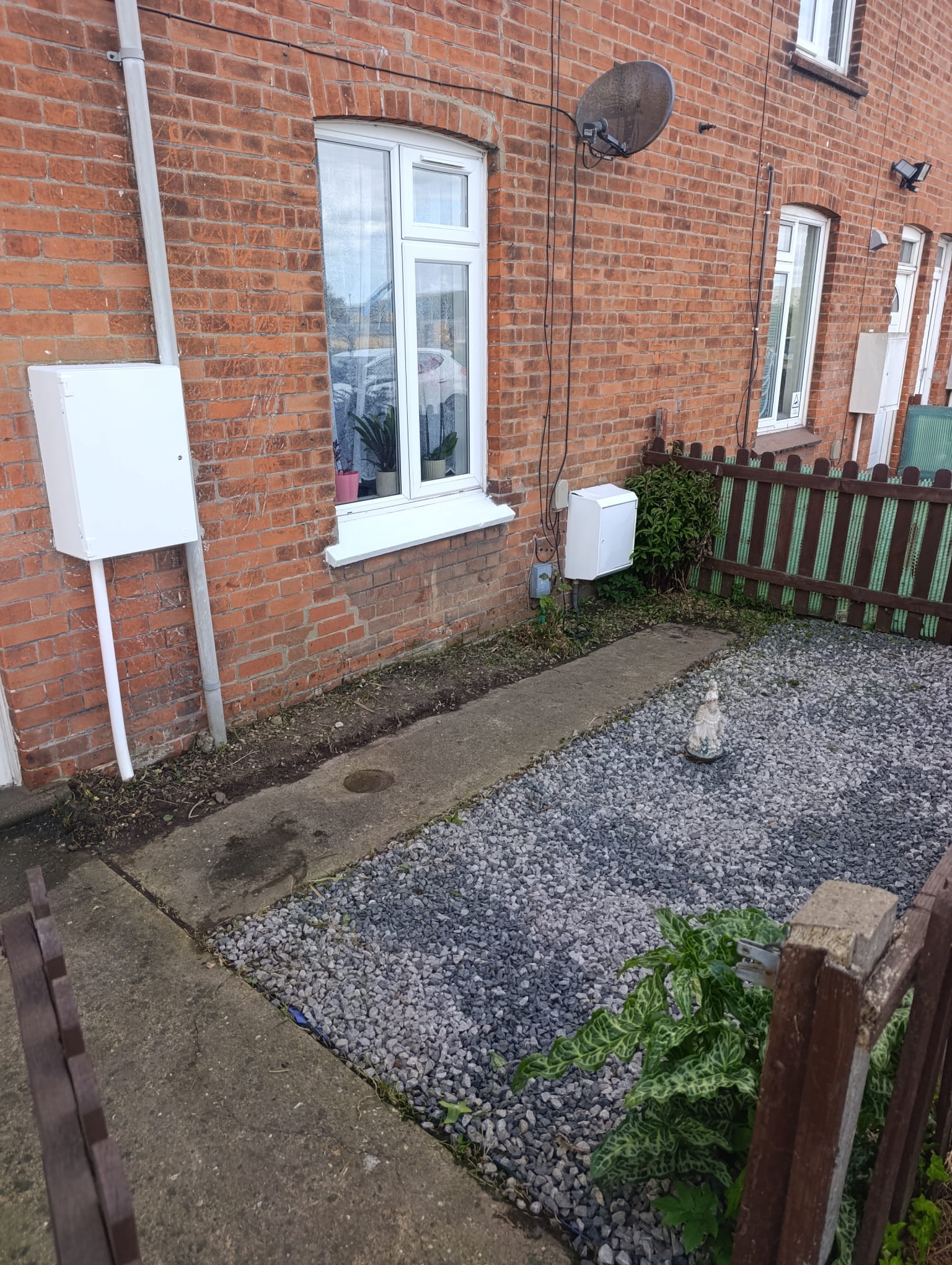 Garden after